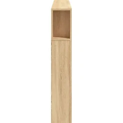 Vidaxl Tête de Lit à LED, Accessoire de Lit, Tête de Cadre de Lit, Meuble de Chambre à Coucher, Chêne Sonoma 837367