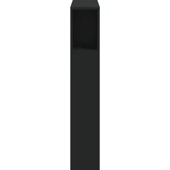 Vidaxl Tête de Lit à LED, Tête de Cadre de Lit, Accessoire de Lit Simple, Meuble de Chambre à Coucher Maison Intérieur, Noir 83733 New