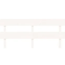 Vidaxl Tête de lit Blanc 184x3x81 cm Bois massif de pin 819086 Clearance