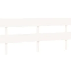 Vidaxl Tête de lit Blanc 184x3x81 cm Bois massif de pin 819086 Clearance