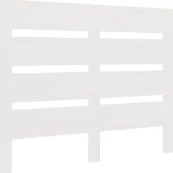 Vidaxl Tête de lit Blanc 90x3x80 cm Bois massif de pin821328 Best