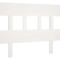 Vidaxl Tête de lit Blanc 103,5x3x81 cm Bois massif de pin 819106 New
