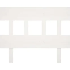 Vidaxl Tête de lit Blanc 103,5x3x81 cm Bois massif de pin 819106 New