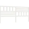 Vidaxl Tête de lit Blanc, 186x4x100 cm Bois massif de pin