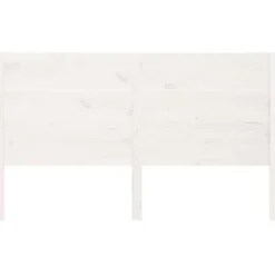 Vidaxl Tête de lit Blanc 146x4x100 cm Bois massif de pin 818721 Clearance
