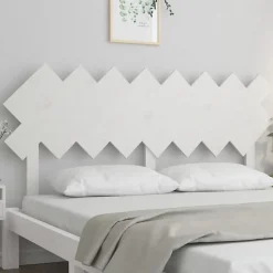 Vidaxl Tête de lit Blanc 159,5x3x80,5 cm Bois massif de pin 819231 Discount