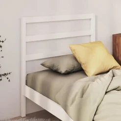 Vidaxl Tête de lit Blanc 95x4x100 cm Bois massif de pin822233