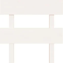 Vidaxl Tête de lit Blanc 93,5x3x81 cm Bois massif de pin 819051