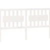 Vidaxl Tête de lit Blanc 155,5x4x100 cm Bois massif de pin 818576 Clearance