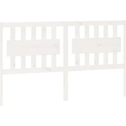 Vidaxl Tête de lit Blanc 155,5x4x100 cm Bois massif de pin 818576 Clearance