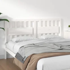 Vidaxl Tête de lit Blanc 155,5x4x100 cm Bois massif de pin 818576 Clearance