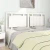 Vidaxl Tête de lit Blanc 165,5x4x100 cm Bois massif de pin 817951