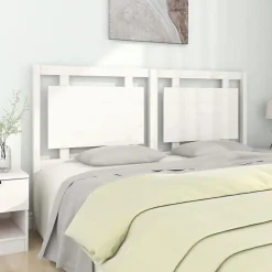 Vidaxl Tête de lit Blanc 165,5x4x100 cm Bois massif de pin 817951