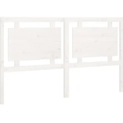 Vidaxl Tête de lit Blanc 165,5x4x100 cm Bois massif de pin 817951