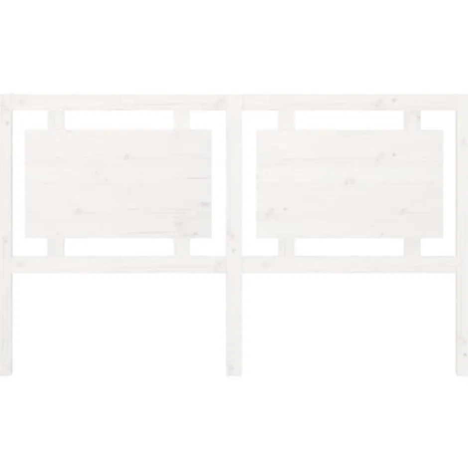 Vidaxl Tête de lit Blanc 165,5x4x100 cm Bois massif de pin 817951