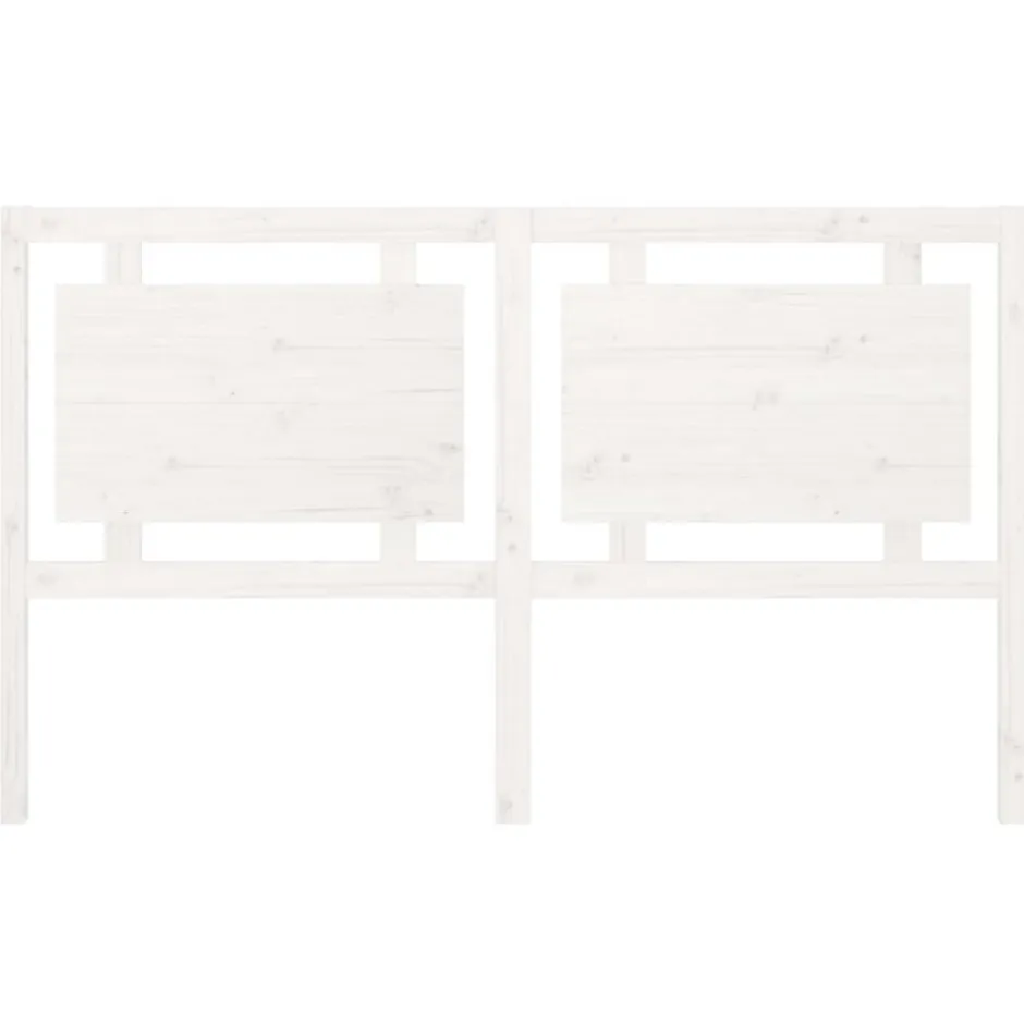 Vidaxl Tête de lit Blanc 165,5x4x100 cm Bois massif de pin 817951