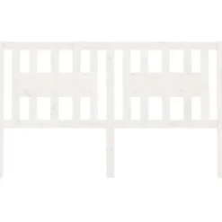 Vidaxl Tête de lit Blanc 146x4x100 cm Bois massif de pin 818671 Discount