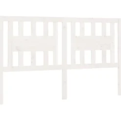 Vidaxl Tête de lit Blanc 146x4x100 cm Bois massif de pin 818671 Discount