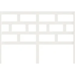 Vidaxl Tête de lit Blanc, 166x4x100 cm Bois massif de pin