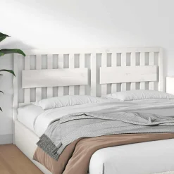 Vidaxl Tête de lit Blanc 185,5x4x100 cm Bois massif de pin 818586