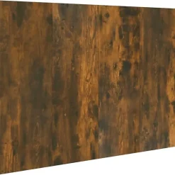 Vidaxl Tête de lit Chêne fumé 120x1,5x80 cm Bois d'ingénierie 816970 Hot