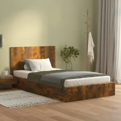 Vidaxl Tête de lit Chêne fumé 120x1,5x80 cm Bois d'ingénierie 816970 Hot