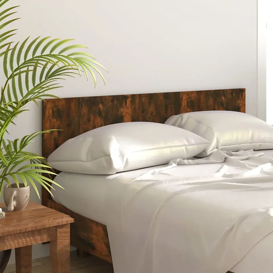 Vidaxl Tête de lit Chêne fumé 160x1,5x80 cm Bois d'ingénierie 816973