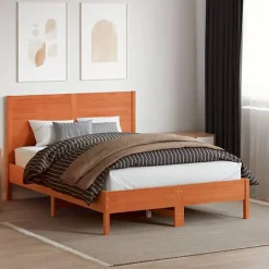 Vidaxl Tête de lit cire marron 160 cm bois massif de pin 844326