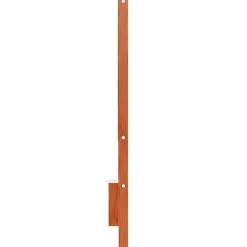 Vidaxl Tête de lit cire marron 135 cm bois massif de pin 844343