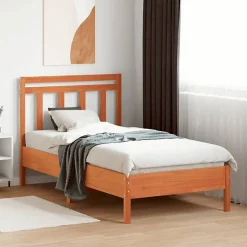 Vidaxl Tête de lit cire marron 100 cm bois massif de pin 844178