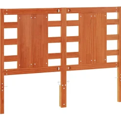 Vidaxl Tête de lit cire marron 135 cm bois massif de pin 844333