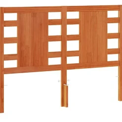 Vidaxl Tête de lit cire marron 135 cm bois massif de pin 844333