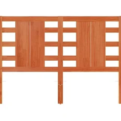 Vidaxl Tête de lit cire marron 135 cm bois massif de pin 844333