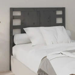 Vidaxl Tête de lit Gris 96x4x100 cm Bois massif de pin 818752