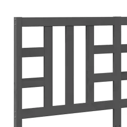 Vidaxl Tête de lit Gris 166x4x100 cm Bois massif de pin 817852 Discount