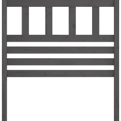 Vidaxl Tête de lit Gris 81x4x100 cm Bois massif de pin