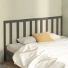 Vidaxl Tête de lit Gris 186x4x100 cm Bois massif de pin 817757