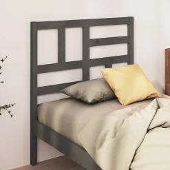 Vidaxl Tête de lit Gris 81x4x104 cm Bois massif de pin 818167 Best
