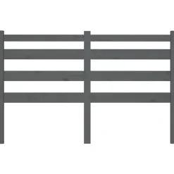 Vidaxl Tête de lit Gris 126x4x100 cm Bois massif de pin 818412 Hot