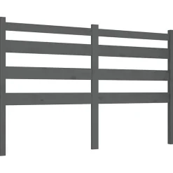 Vidaxl Tête de lit Gris 186x4x100 cm Bois massif de pin 818437