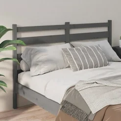 Vidaxl Tête de lit Gris 186x4x100 cm Bois massif de pin 818437