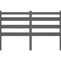 Vidaxl Tête de lit Gris 186x4x100 cm Bois massif de pin 818437