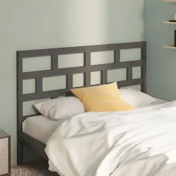 Vidaxl Tête de lit Gris, 166x4x100 cm Bois massif de pin New