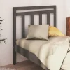 Vidaxl Tête de lit Gris 106x4x100 cm Bois massif de pin 817777