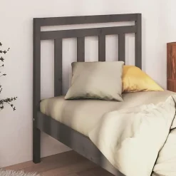 Vidaxl Tête de lit Gris 106x4x100 cm Bois massif de pin 817777