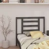 Vidaxl Tête de lit Gris 96x4x100 cm Bois massif de pin 818802