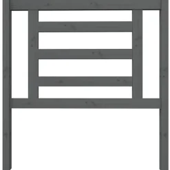 Vidaxl Tête de lit Gris 96x4x100 cm Bois massif de pin 818802