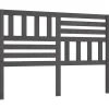 Vidaxl Tête de lit Gris 166x4x100 cm Bois massif de pin