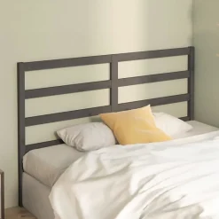 Vidaxl Tête de lit Gris 166x4x100 cm Bois massif de pin 817652 Outlet