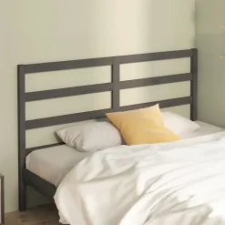 Vidaxl Tête de lit Gris 166x4x100 cm Bois massif de pin 817652 Outlet